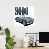 Austin Healey 3000 Poster (Heimbüro)