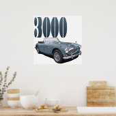 Austin Healey 3000 Poster (Küche)
