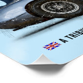 Austin Healey 3000 Tribute Poster (Ecke)