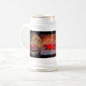 Austin Healey-Bier Stein Bierglas (Vorderseite Links)