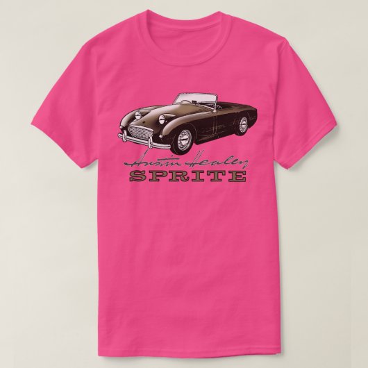 Austin Healey Bugeye sprite UK T-Shirt (Design vorne)