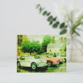 Austin-Healey Classic Car Postcard Postkarte (Stehend Vorderseite)