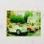 Austin-Healey Classic Car Postcard Postkarte (Vorne/Hinten)