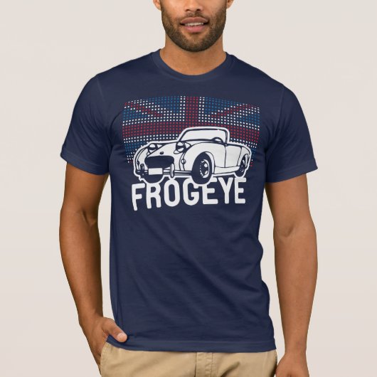 Austin-Healey Frogeye Gewerkschafts-Jack T-Shirt (Vorderseite)