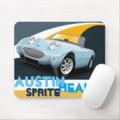 Austin Healey"Frosch-Auge" Sprite-Mäusematte Mousepad (Mit Mouse)