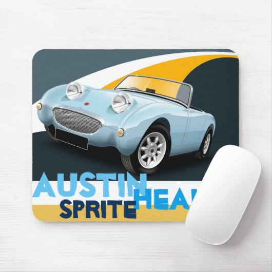 Austin Healey"Frosch-Auge" Sprite-Mäusematte Mousepad (Mit Mouse)