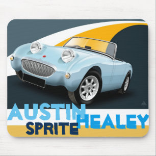 Austin Healey"Frosch-Auge" Sprite-Mäusematte Mousepad