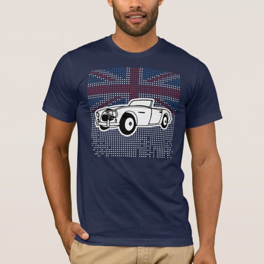 Austin-Healey Gewerkschafts-Jack T-Shirt (Vorderseite)