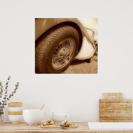 Austin Healey Poster (Küche)