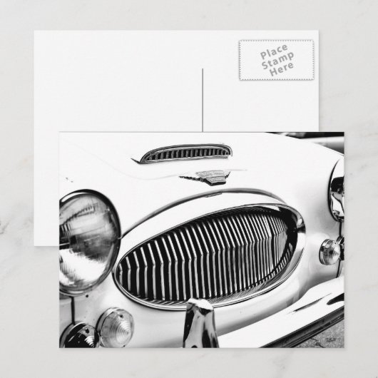 Austin Healey Postkarte (Vorne/Hinten)