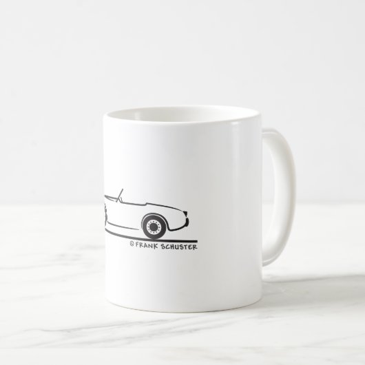 Austin Healey Sprite Kaffeetasse (VorderseiteRechts)