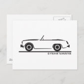 Austin Healey Sprite MK II Postkarte (Vorne/Hinten)