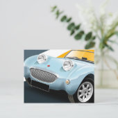 Austin Healey Sprite Postcard Postkarte (Stehend Vorderseite)