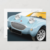 Austin Healey Sprite Postcard Postkarte (Vorne/Hinten)
