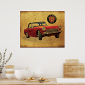Austin Healey Sprite Poster (Küche)