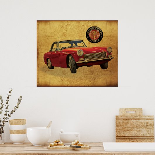 Austin Healey Sprite Poster (Küche)