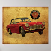 Austin Healey Sprite Poster (Vorne)