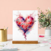 Austin-Herz Acrylschild (Hochzeit)