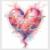 Austin-Herz Aufkleber (Blatt)