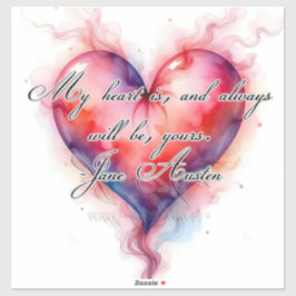 Austin-Herz Aufkleber