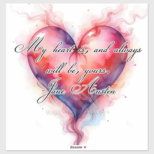 Austin-Herz Aufkleber (Blatt)