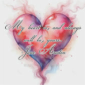 Austin-Herz Aufkleber (Vorderseite)