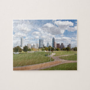 Austin, im Stadtzentrum gelegene Skyline Texas vom Puzzle