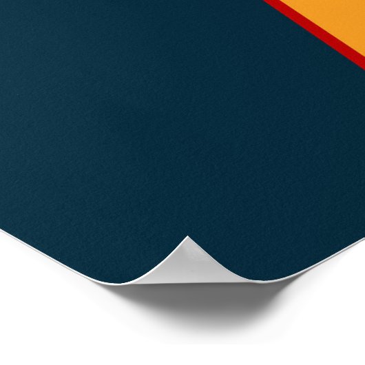 Austin in lebhaften Farben, Reisen Poster (Ecke)