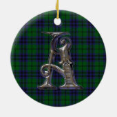 Austin Kariert Monogram Ornament (Hinten)