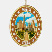Austin Keramik Ornament (Rechts)