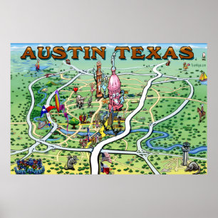 Austin Large Poster