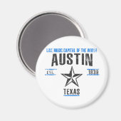 Austin Magnet (Vorderseite/Rückseite)