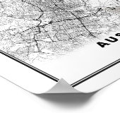 Austin Map Poster (Ecke)