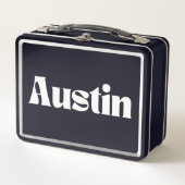 Austin Metall Brotdose (Vorderseite)