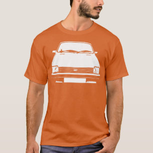 Austin Metro 1980er klassischer Monoblock weiß T-Shirt