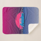 Austin Mini Cooper Blanket Sherpadecke (Vorderseite (Horizontal))