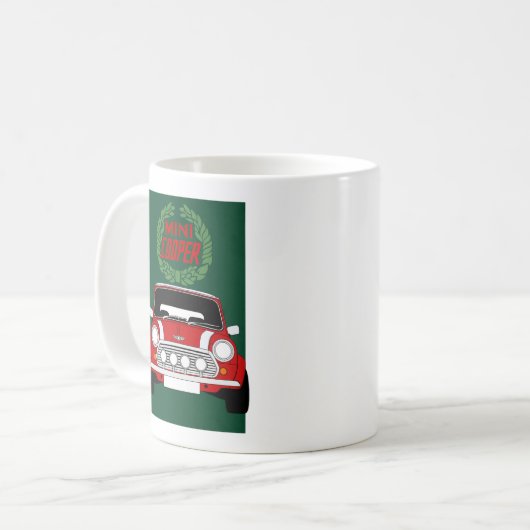 Austin Mini Cooper Tasse (Vorderseite Links)
