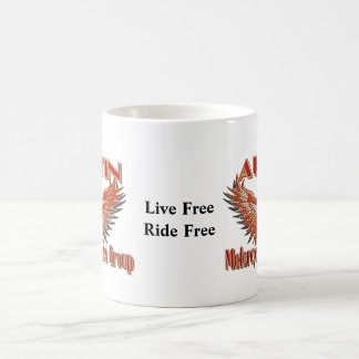 Austin-Motorrad-Reiter-Gruppen-Tasse Kaffeetasse