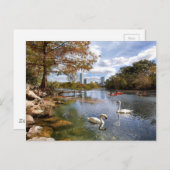 Austin, Nebenfluss Texas Barton/Ladybird Postkarte (Vorne/Hinten)