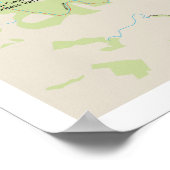 Austin Outdoor Map Poster (Ecke)