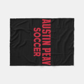 Austin Peay State University Fußball Governors App Fleecedecke (Vorderseite (Horizontal))