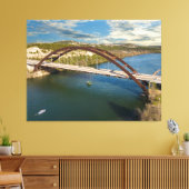 Austin Pennybacker Bridge Leinwanddruck (Insitu (Wohnzimmer))