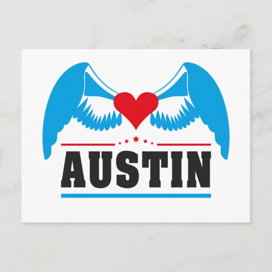 Austin Postkarte (Vorderseite)