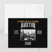Austin Postkarte (Vorne/Hinten)