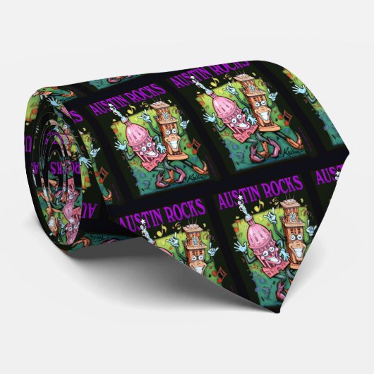 Austin Rocks Krawatte (Gerollt)