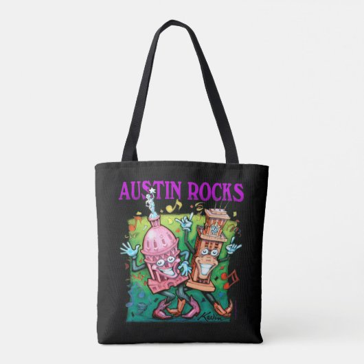 Austin Rocks Tasche (Rückseite)