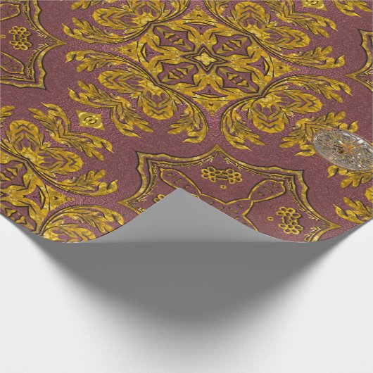 Austin Romantisches Roink Geschenkpapier (Ecke)