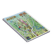 Austin Round Rock Texas Fun Karte Notizblock (Rechte Seite)