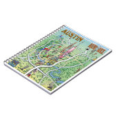 Austin Round Rock Texas Fun Karte Notizblock (Linke Seite)