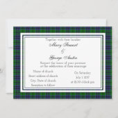 Austin Scottish Wedding Einladung (Vorderseite)